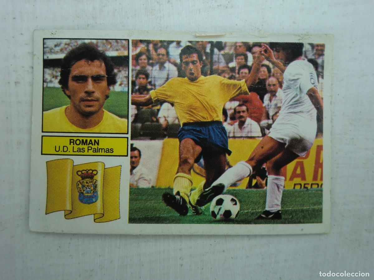 Cromos de f&uacute;tbol: Cromo de f&uacute;tbol LIGA ESTE 82-83 1982-1983: ROM&Aacute;N (Las Palmas), coloca, versi&oacute;n doble imagen
