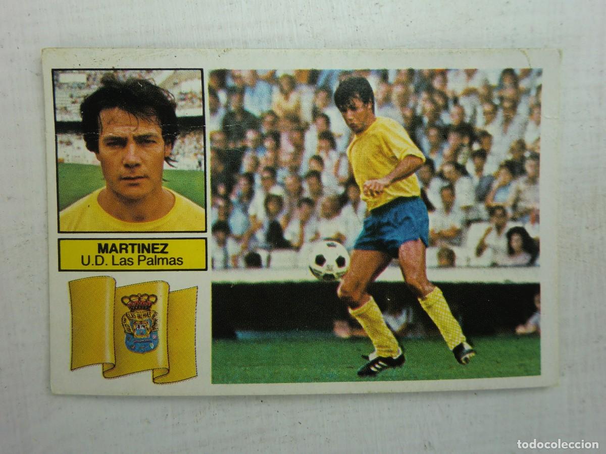 Cromos de f&uacute;tbol: Cromo de f&uacute;tbol LIGA ESTE 82-83 1982-1983: ALBERTO MART&Iacute;NEZ (Las Palmas), coloca