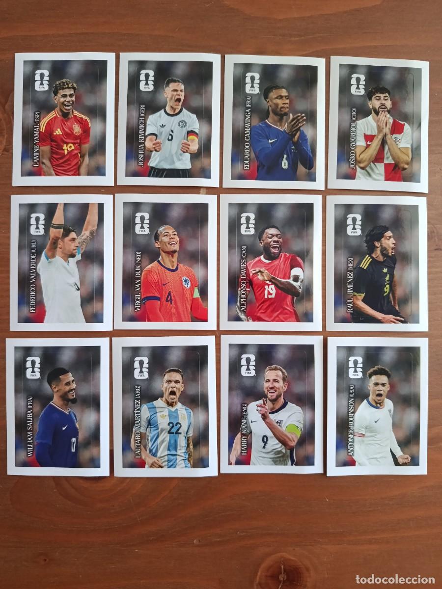 Cromos de f&uacute;tbol: Lote 12 cromos Mundial 2026 PANINI.