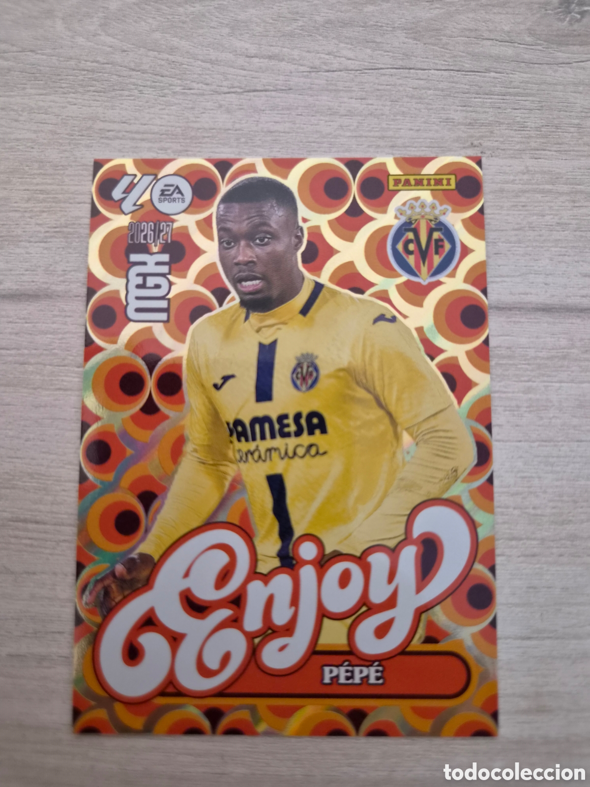 Cromos de f&uacute;tbol: N&deg;386 Enjoy Pepe Megacracks 26/27