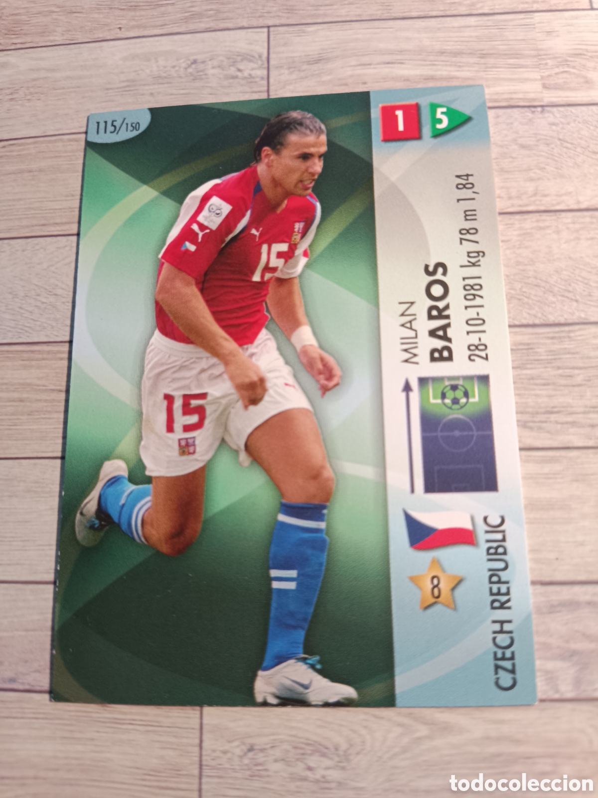 Cromos de f&uacute;tbol: 115 MILAN BAROS CHEQUIA CZESCH MUNDIAL 2006 GOAAAL PANINI WORLD CUP COPA DEL MUNDO GERMANY ALEMANIA