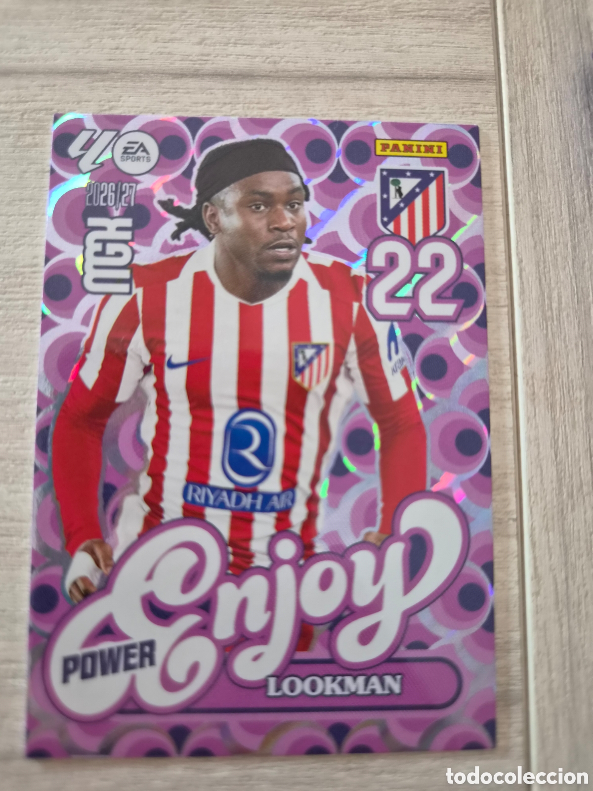 Cromos de f&uacute;tbol: N&deg;P385 Enjoy Power Lookman Megacracks 26/27