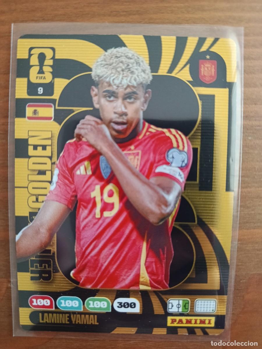 Figurine di Calcio: ADRENALYN XL FIFA WORLD CUP 2026. #9 LAMINE YAMAL&rdquo;GOLDEN BALLER&rdquo;