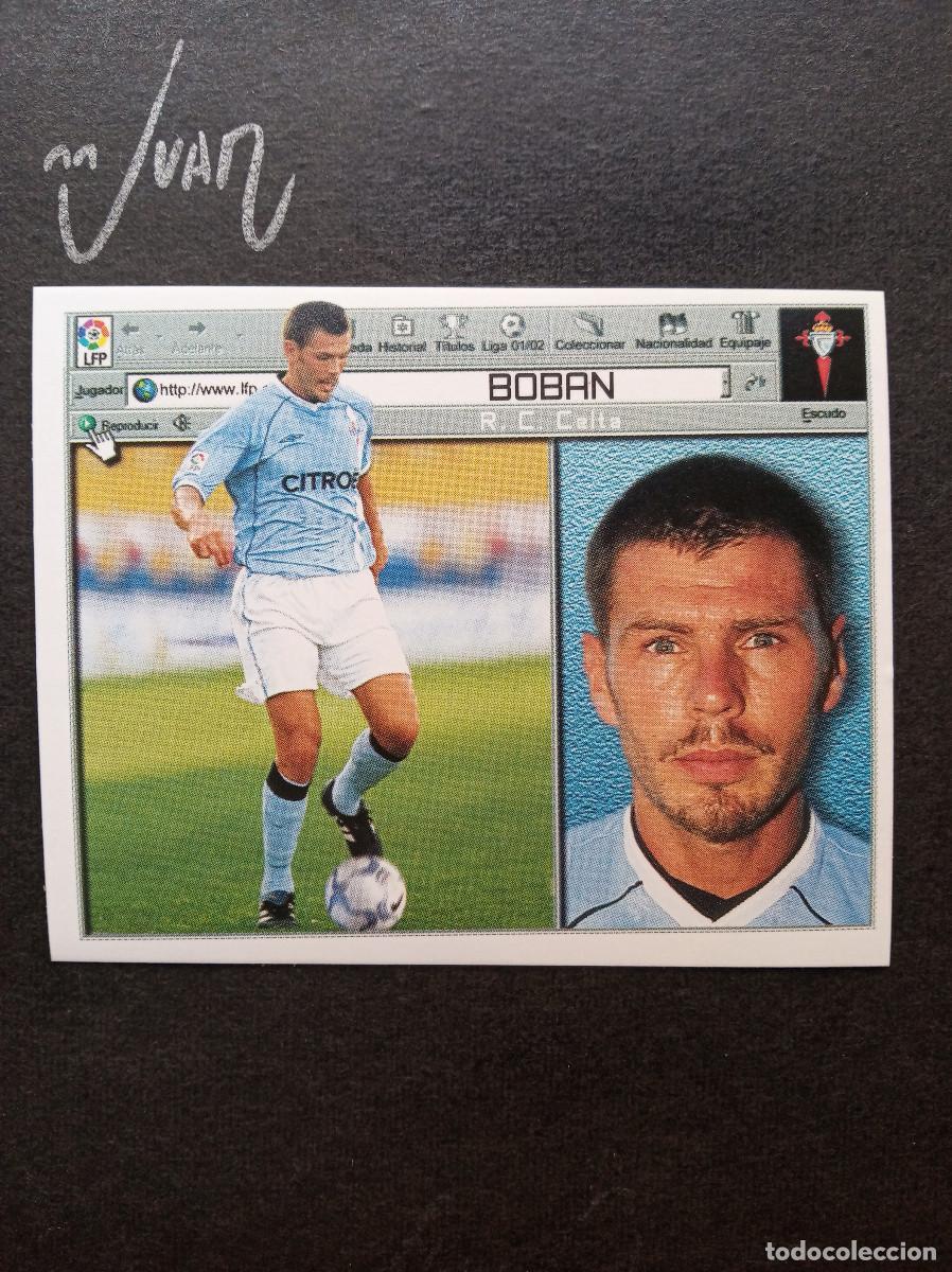 Cromos de f&uacute;tbol: FICHAJE N&ordm; 23 BOBAN RC CELTA VIGO CROACIA ⚽ COLECCIONES ESTE &reg; 2001 2002 LIGA 01 02 SIN PEGAR NUNCA
