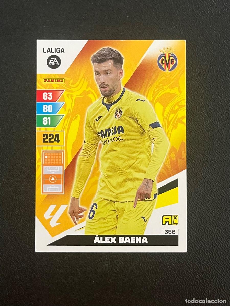 Cromos de f&uacute;tbol: 356 &Aacute;LEX BAENA VILLARREAL CF ADRENALYN 2023 2024 PANINI CROMO LA LIGA 23 24