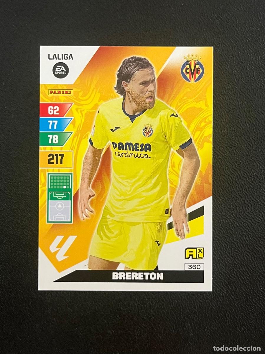 Cromos de f&uacute;tbol: 360 BEN BRERETON VILLARREAL CF ADRENALYN 2023 2024 PANINI CROMO LA LIGA 23 24