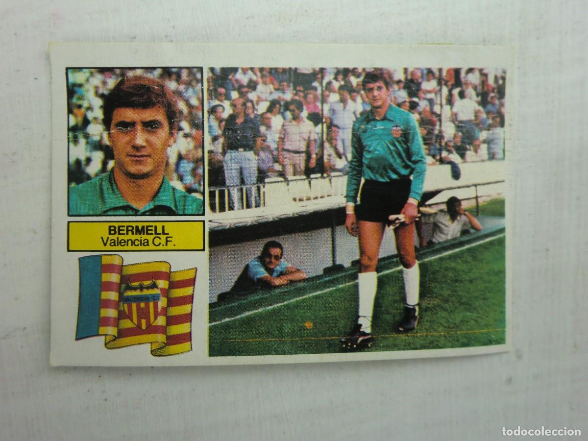 Cromos de f&uacute;tbol: Cromo de f&uacute;tbol LIGA ESTE 82-83 1982-1983: BERMELL (Valencia), coloca