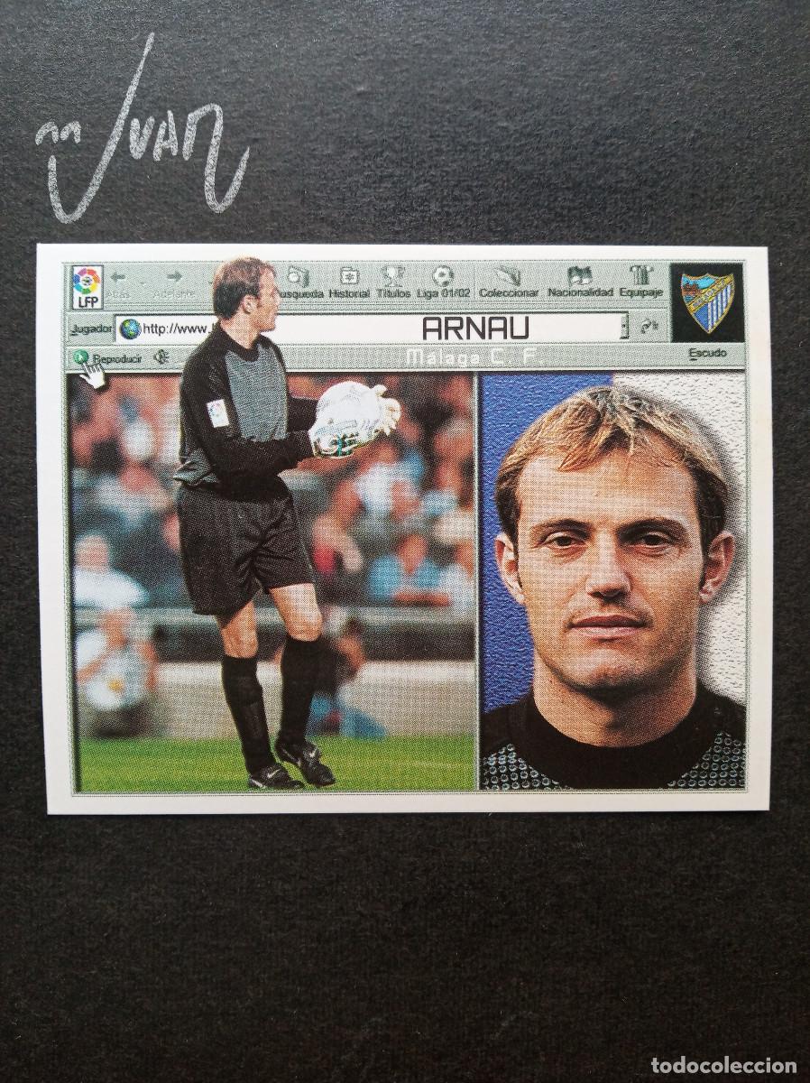 Cromos de f&uacute;tbol: COLOCA ARNAU MALAGA BARCELONA ⚽ COLECCIONES ESTE &reg; 2001 2002 LIGA 01 02 SIN PEGAR NUNCA PEGADO NUEVO