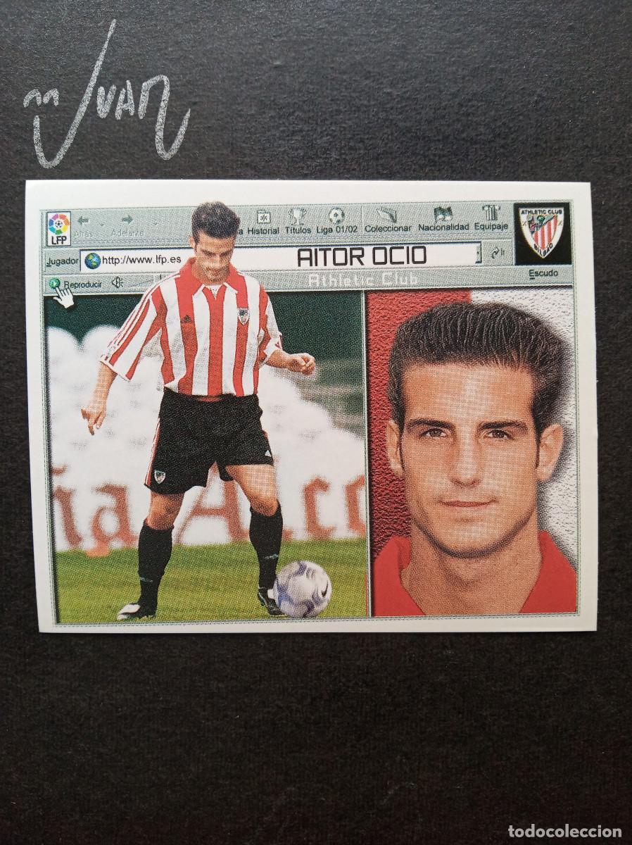 Cromos de f&uacute;tbol: COLOCA AITOR OCIO ATHLETIC CLUB BILBAO ⚽ COLECCIONES ESTE &reg; 2001 2002 LIGA 01 02 SIN PEGAR NUNCA