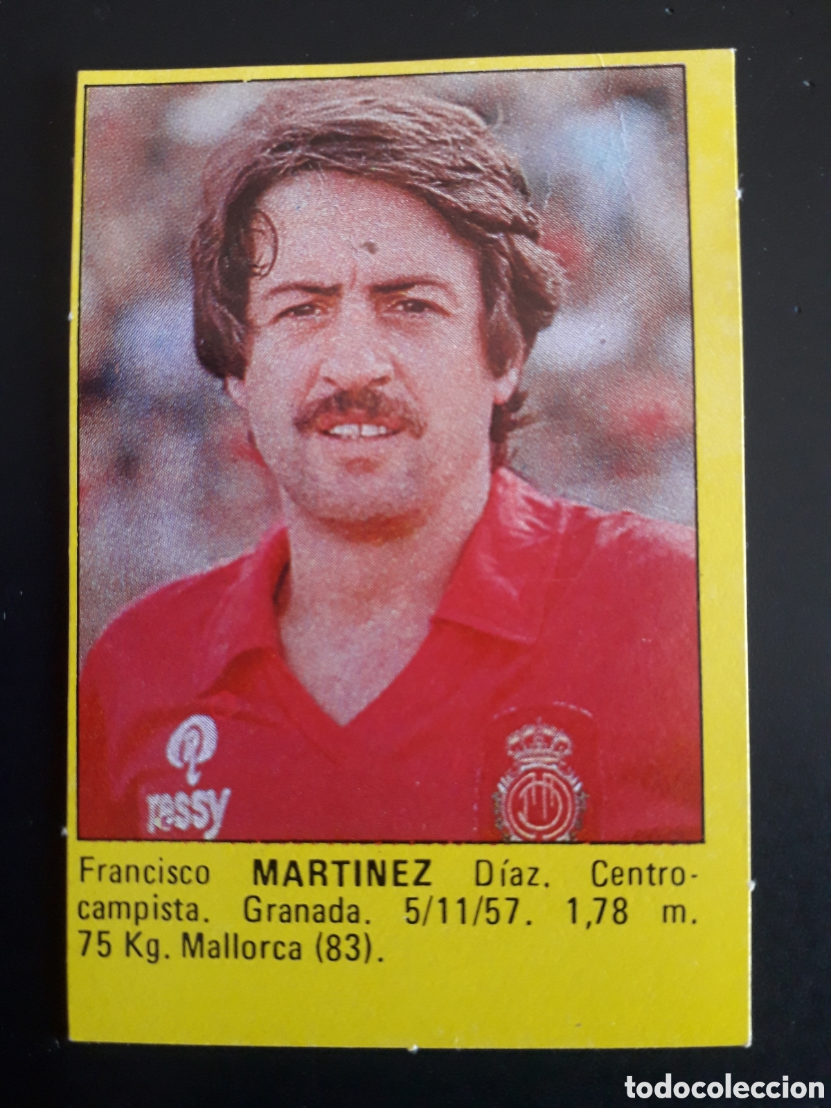 Cromos de f&uacute;tbol: MART&Iacute;NEZ, MALLORCA SUPER F&Uacute;TBOL 84 83-84 1983-1984 ROLL&Aacute;N DESPEGADO PEDIDO M&Iacute;NIMO 3&euro;