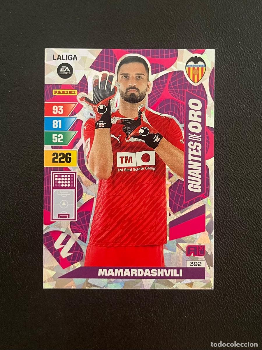Cromos de f&uacute;tbol: 392 MAMARDASHVILI GUANTES DE ORO ADRENALYN 2023 2024 PANINI CROMO LA LIGA 23 24