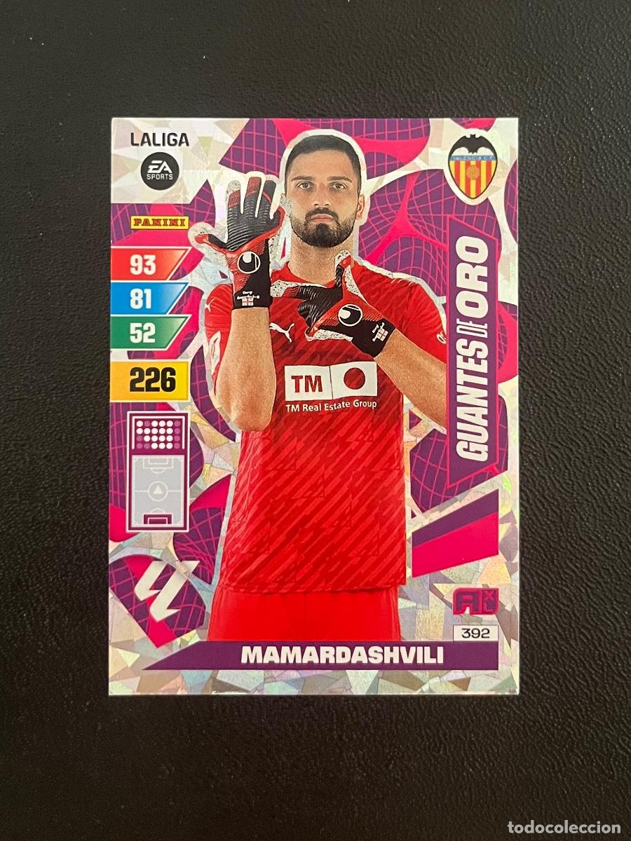 Cromos de f&uacute;tbol: 392 MAMARDASHVILI GUANTES DE ORO ADRENALYN 2023 2024 PANINI CROMO LA LIGA 23 24