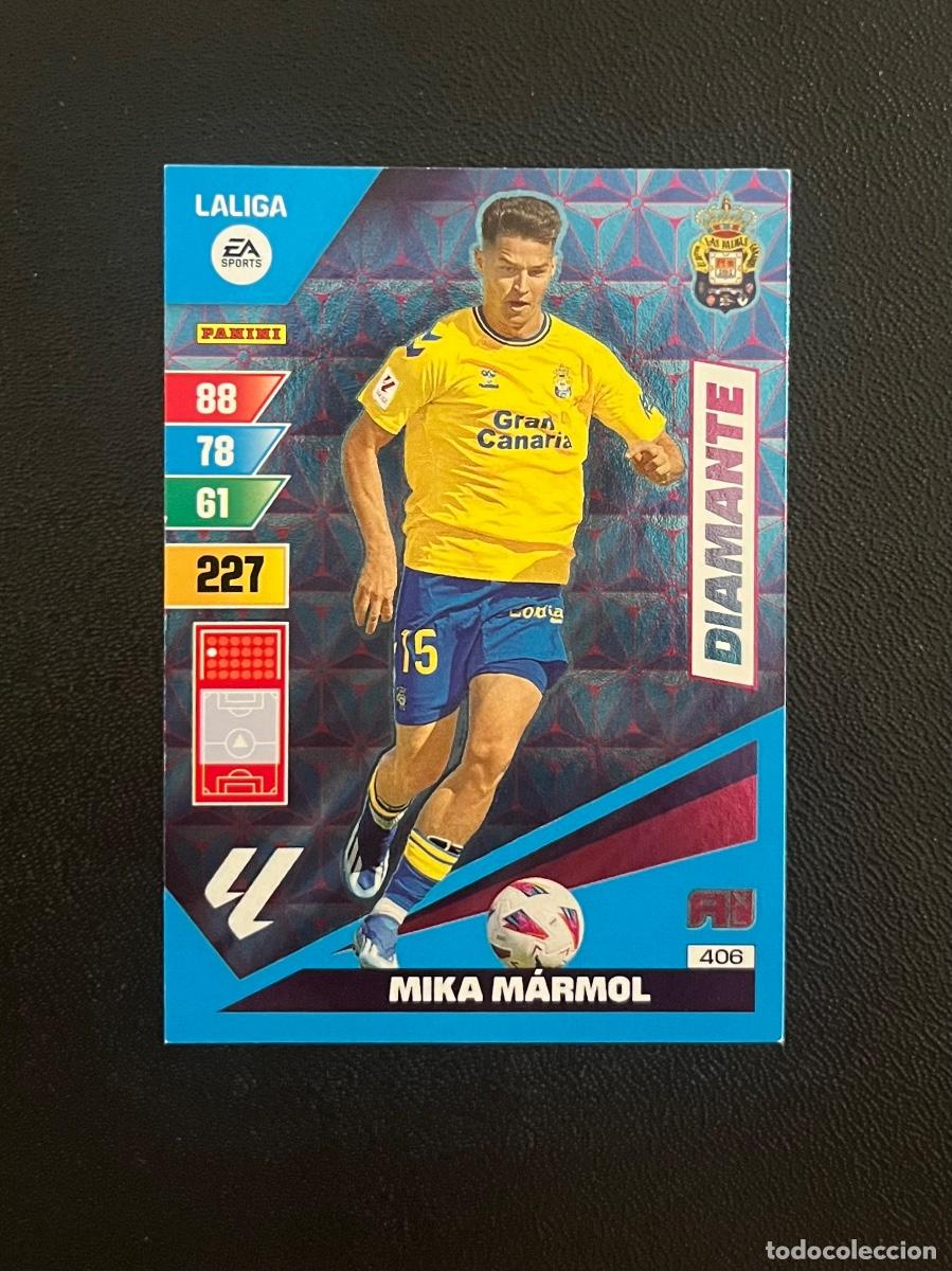 Cromos de f&uacute;tbol: 406 MIKA M&Aacute;RMOL UD LAS PALMAS DIAMANTE ADRENALYN 2023 2024 PANINI CROMO LA LIGA 23 24