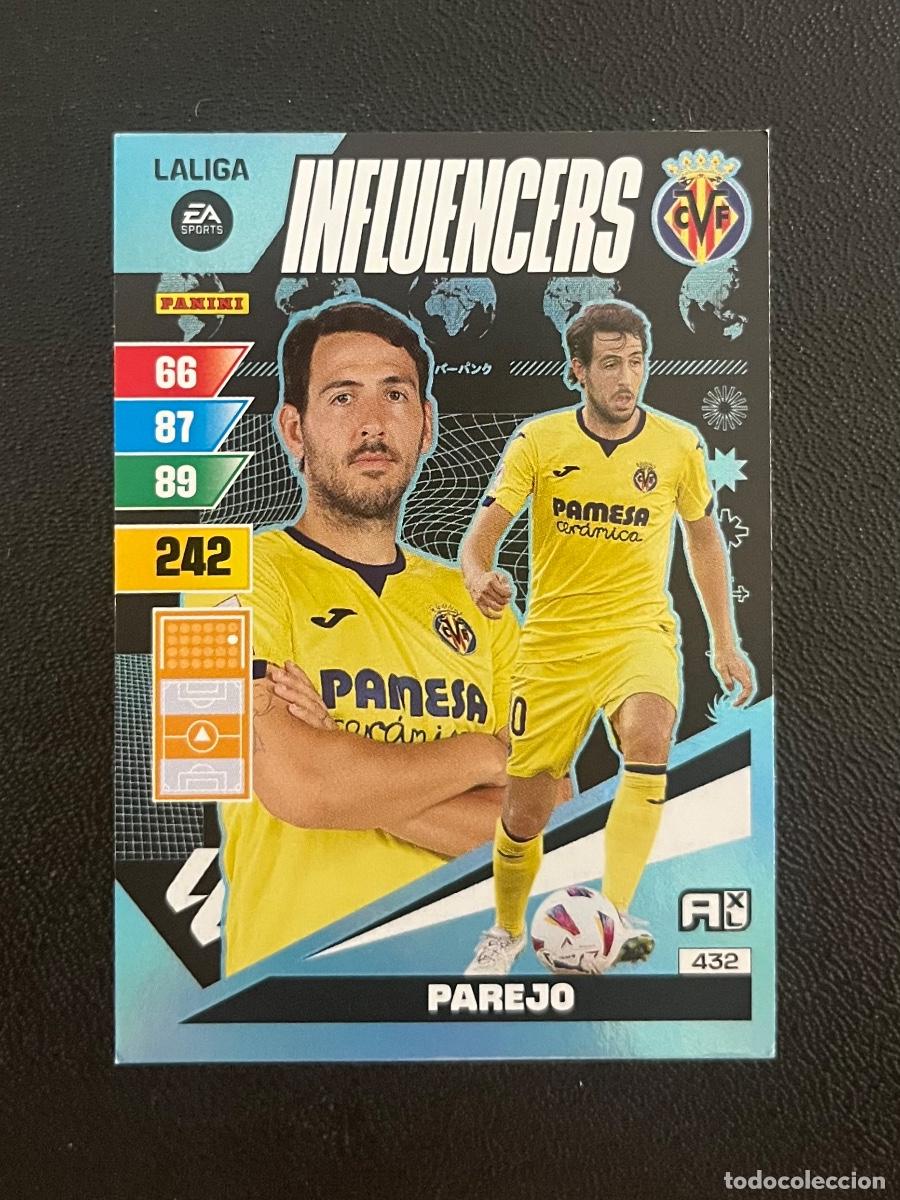 Cromos de f&uacute;tbol: 432 DANI PAREJO VILLARREAL CF INFLUENCERS ADRENALYN 2023 2024 PANINI CROMO LA LIGA 23 24