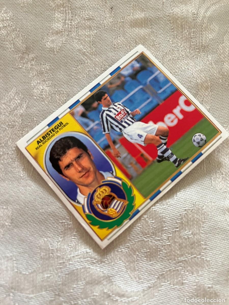 Fu&szlig;ball-Sticker: ALB&Iacute;STEGUI REAL SOCIEDAD SIN PEGAR EDICIONES ESTE 1996-97