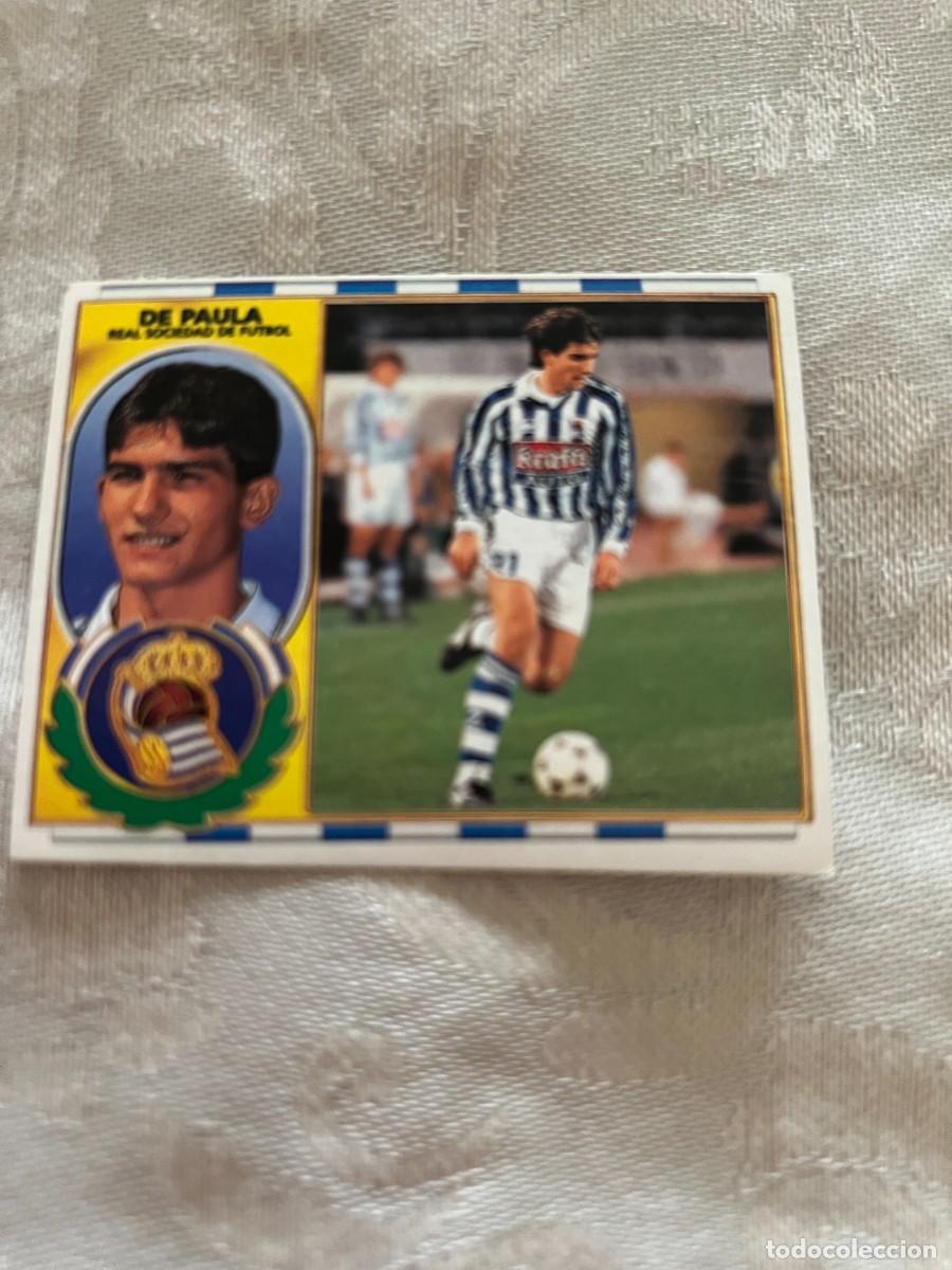 Fu&szlig;ball-Sticker: DE PAULA REAL SOCIEDAD SIN PEGAR EDICIONES ESTE 1996-97