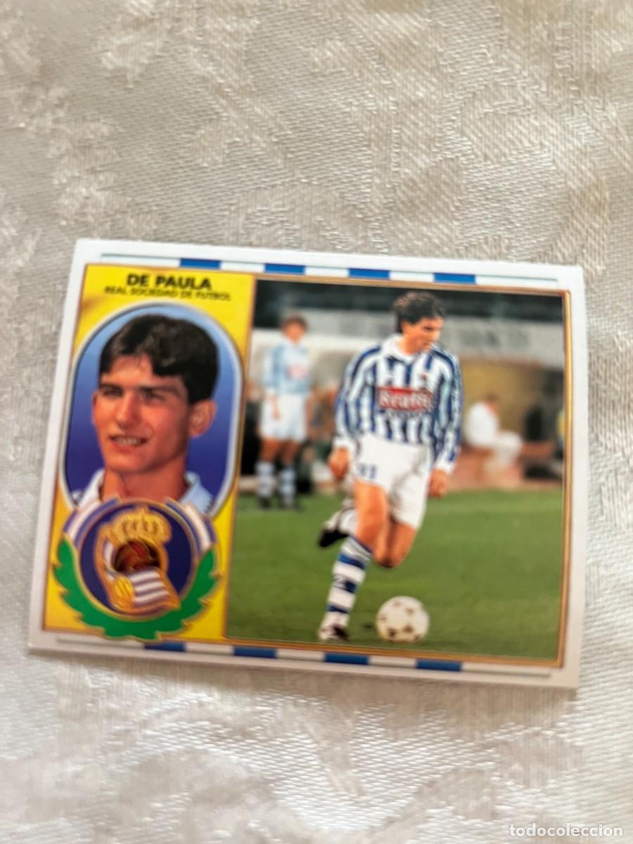 Cromos de Futebol: DE PAULA REAL SOCIEDAD SIN PEGAR EDICIONES ESTE 1996-97