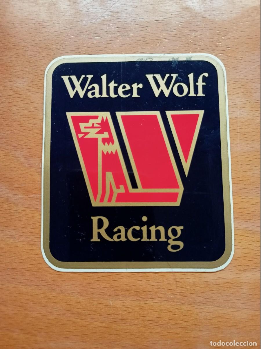 Fu&szlig;ball-Sticker: ADHESIVO ESCUDERIA &rdquo;WALTER WOLF RACING&rdquo; DE 8'5 X 10 CM.