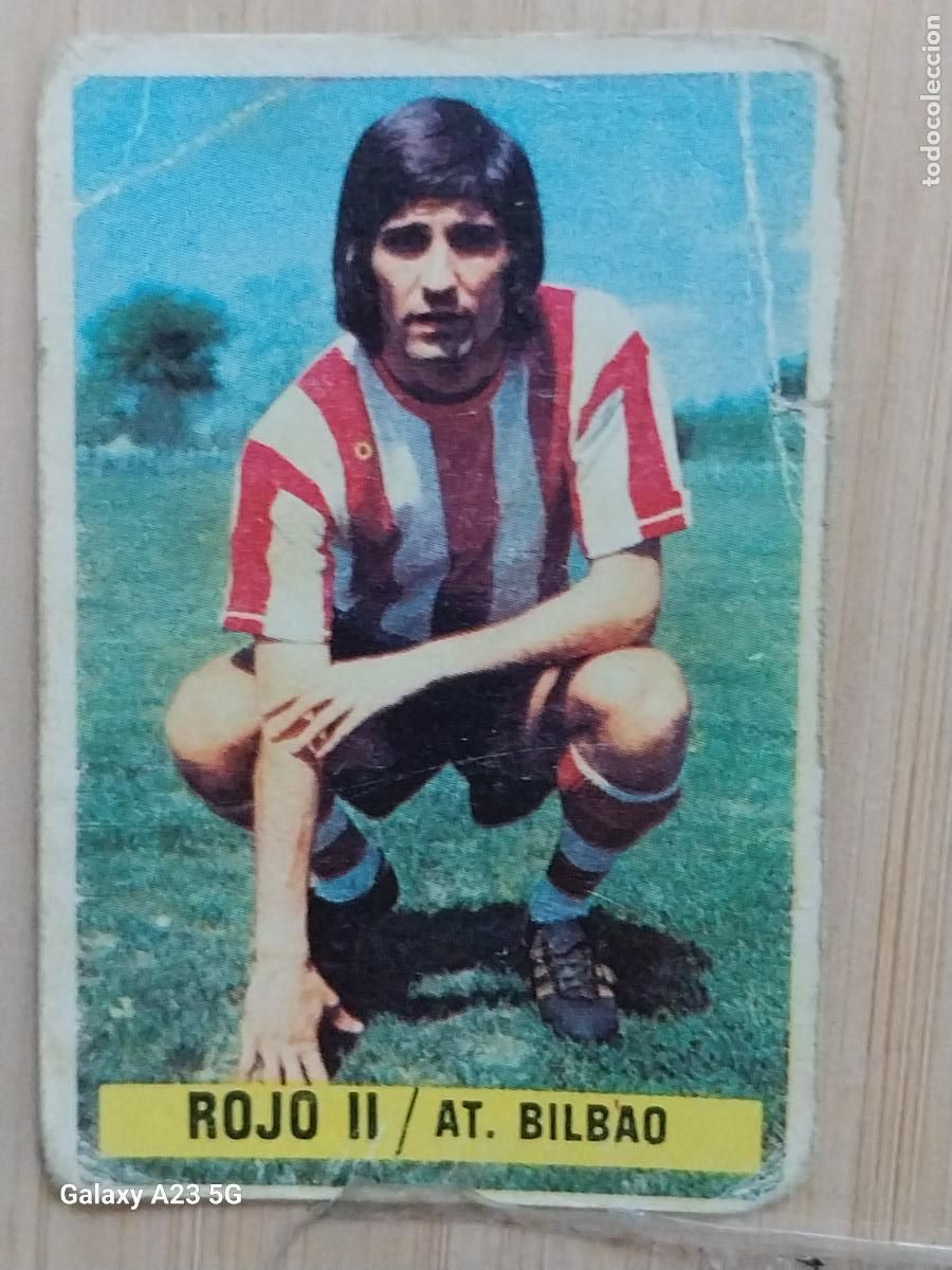 Fu&szlig;ball-Sticker: ROJO II BILBAO ATHLETIC ED ESTE LIGA 1974 74 75 CROMO SIN PEGAR NUNCA