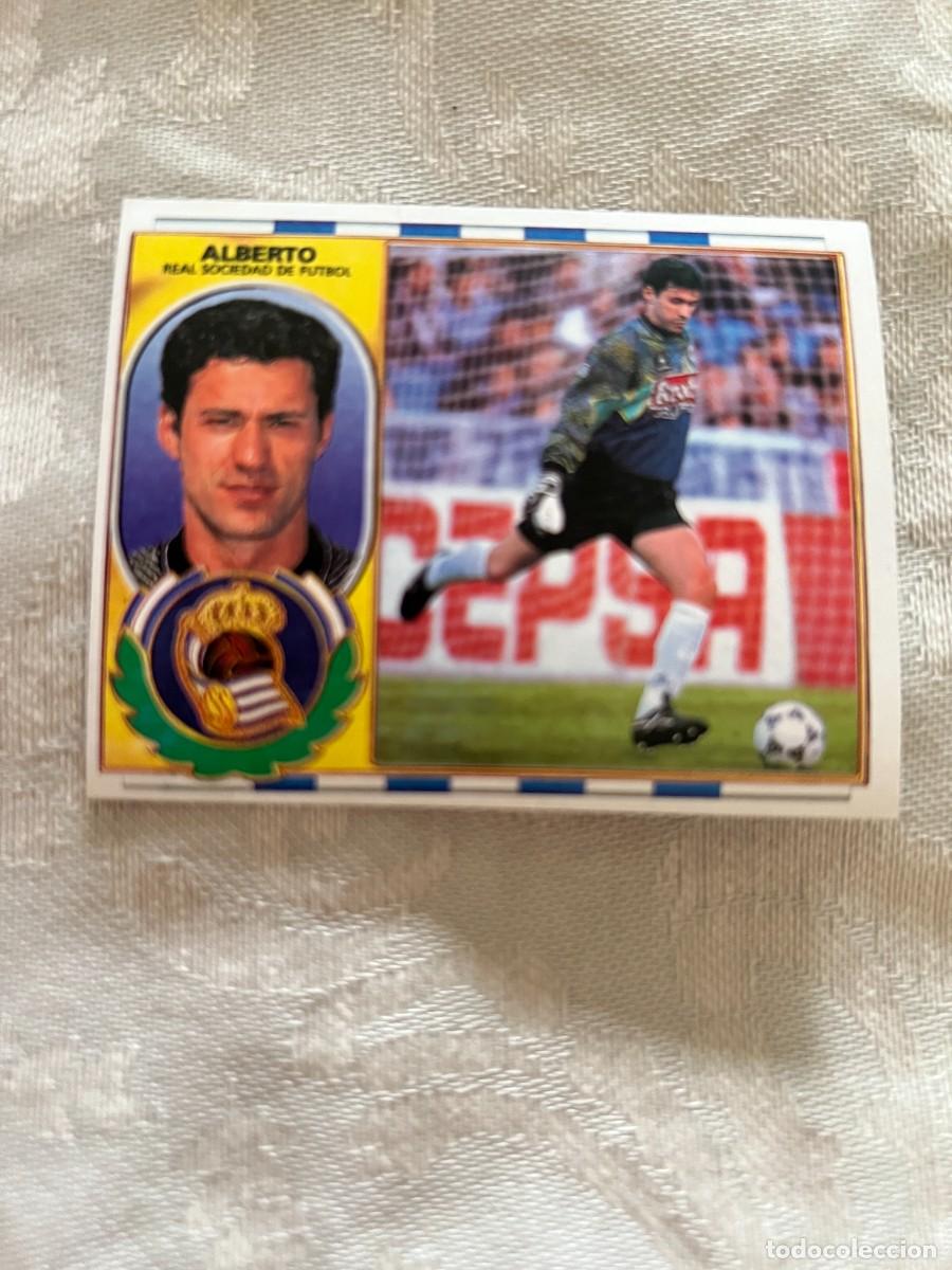 Fu&szlig;ball-Sticker: ALBERTO REAL SOCIEDAD SIN PEGAR EDICIONES ESTE 1996-97