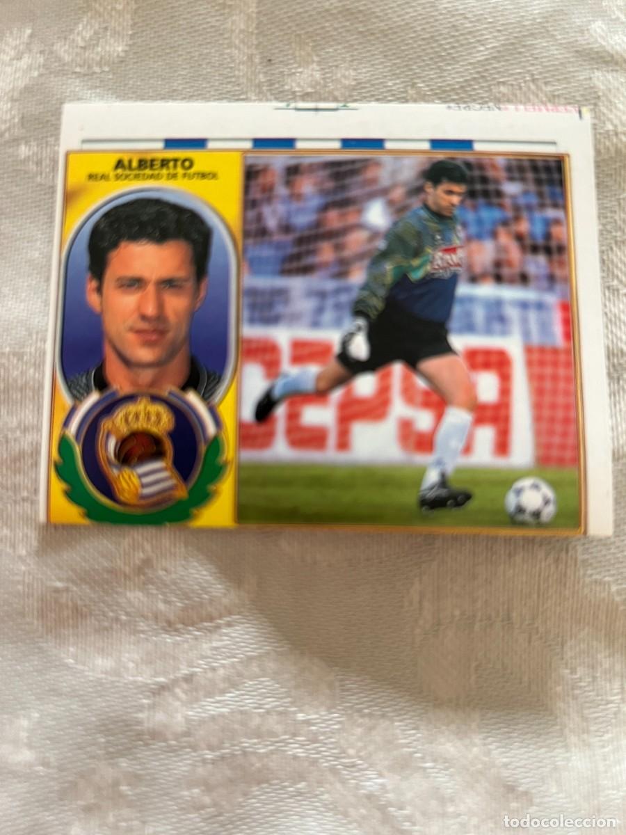 Fu&szlig;ball-Sticker: ALBERTO REAL SOCIEDAD SIN PEGAR EDICIONES ESTE 1996-97