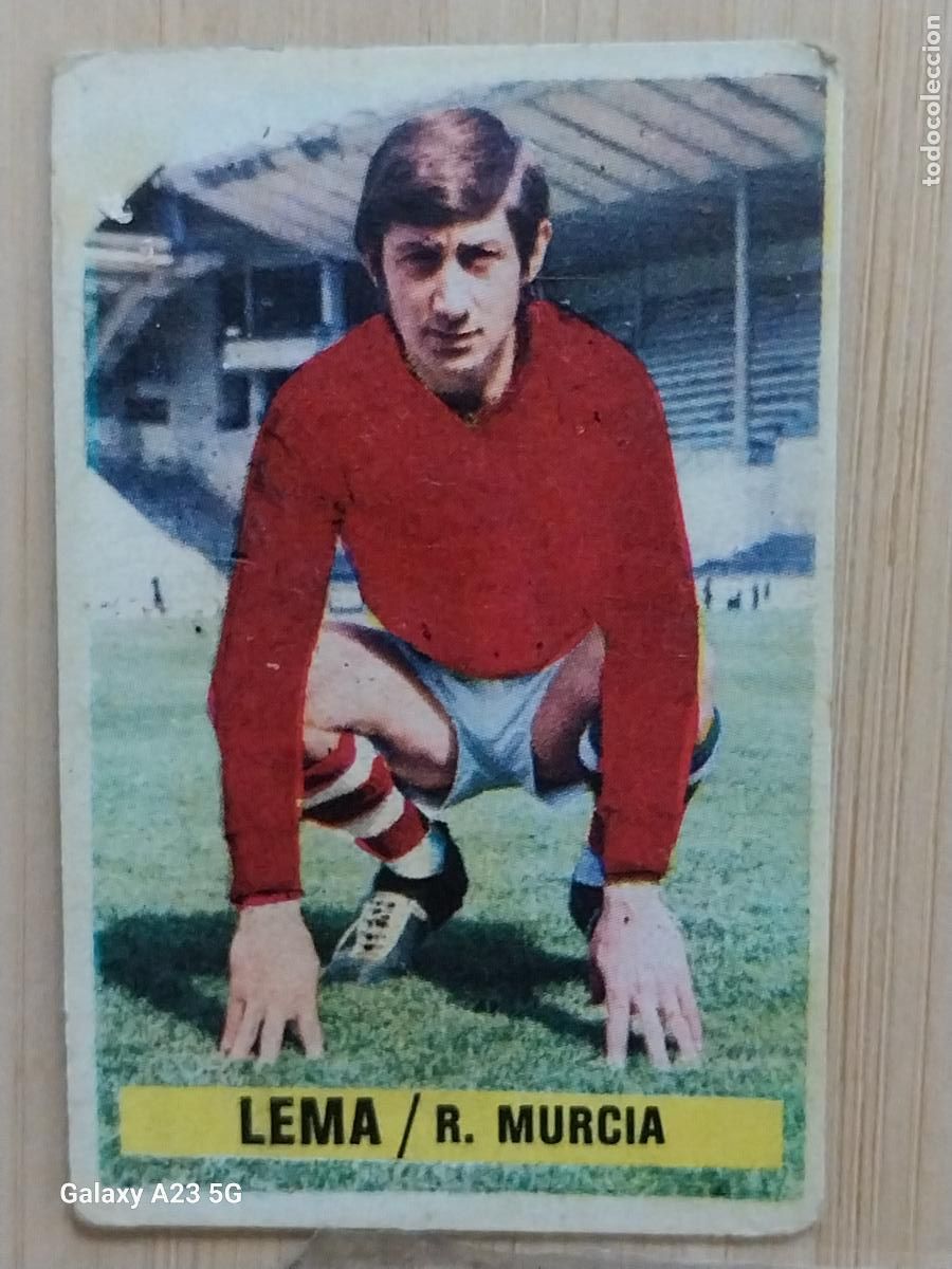 Figurine di Calcio: LEMA COLOCA MURCIA ED ESTE LIGA 1974 74 75 CROMO SIN PEGAR NUNCA *********