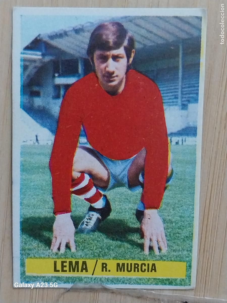 Figurine di Calcio: LEMA COLOCA MURCIA ED ESTE LIGA 1974 74 75 CROMO SIN PEGAR NUNCA ********