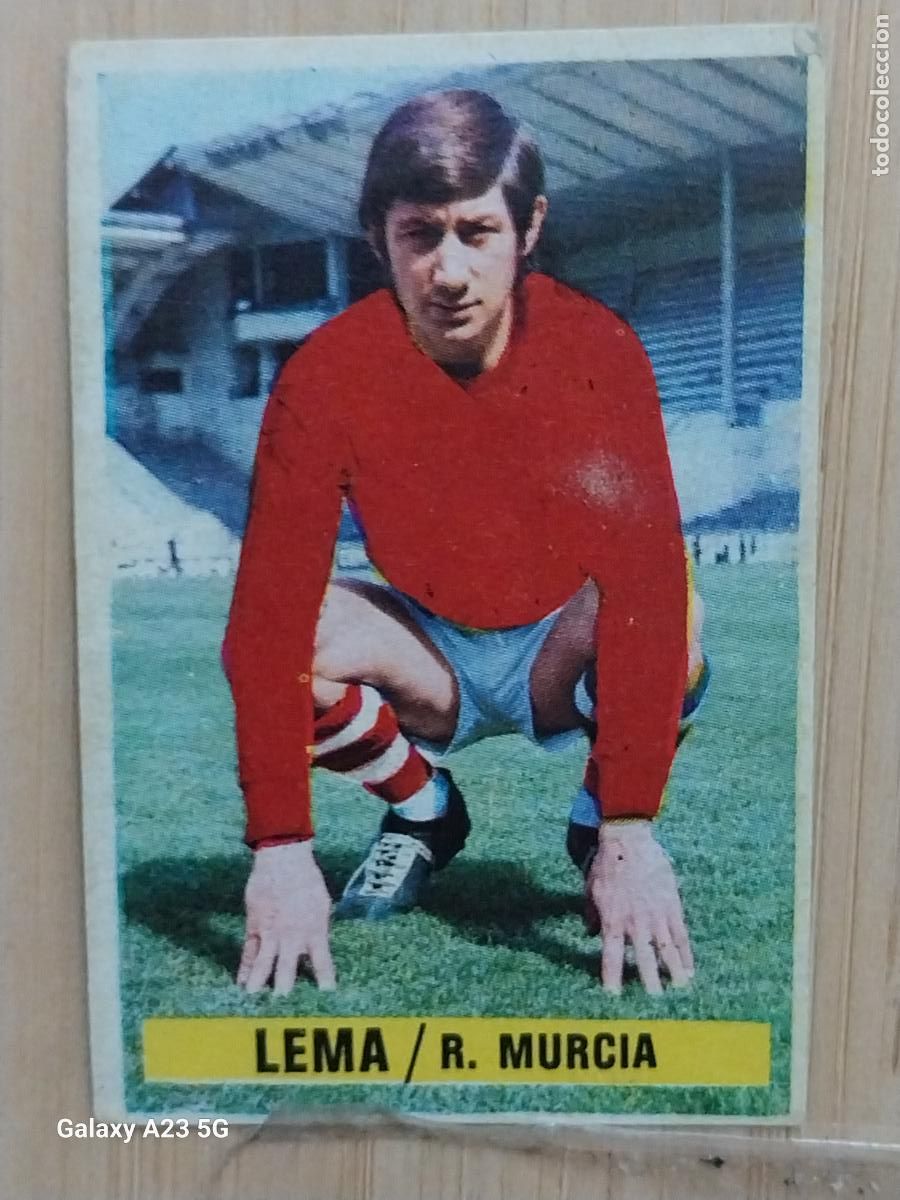 Figurine di Calcio: LEMA COLOCA MURCIA ED ESTE LIGA 1974 74 75 CROMO SIN PEGAR NUNCA *******