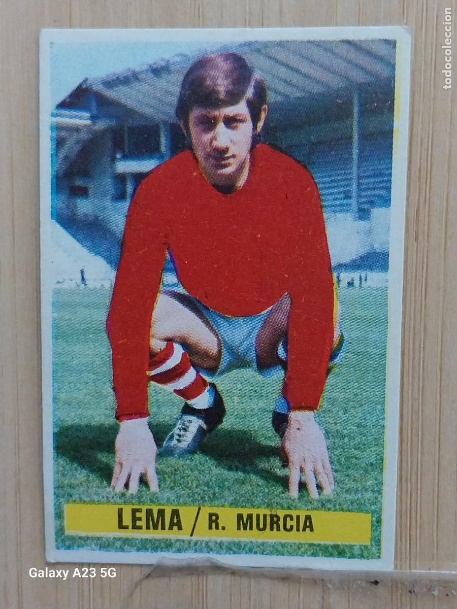 Cartes &agrave; collectionner de Football: LEMA COLOCA MURCIA ED ESTE LIGA 1974 74 75 CROMO SIN PEGAR NUNCA ******