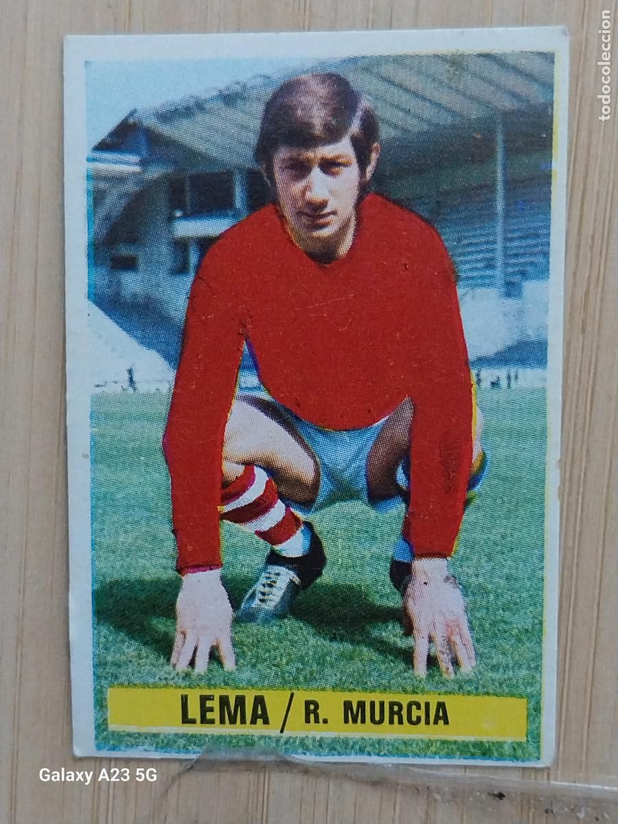 Cartes &agrave; collectionner de Football: LEMA COLOCA MURCIA ED ESTE LIGA 1974 74 75 CROMO SIN PEGAR NUNCA *****