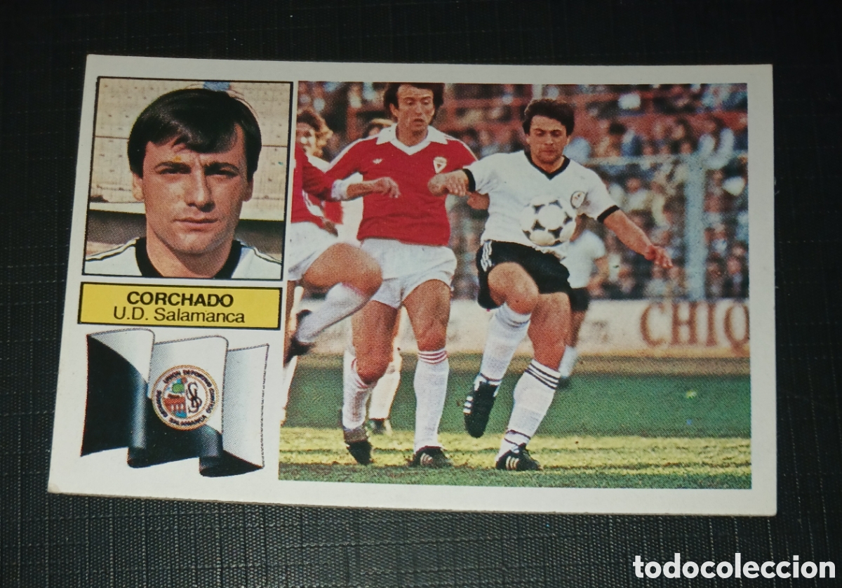 Cartes &agrave; collectionner de Football: Cromo Corchado U.D. Salamanca Ed. Este Liga 1982 1983 82-83 Sin pegar, nunca pegado