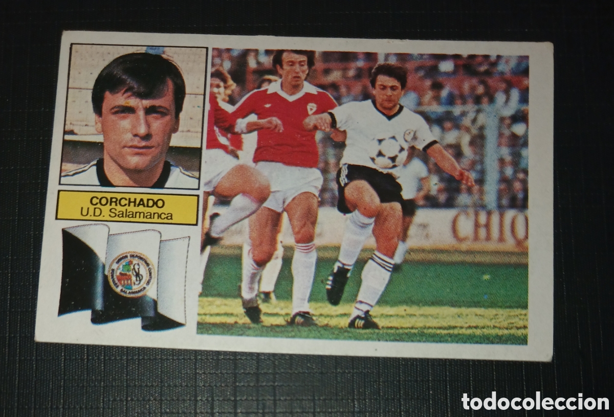 Cartes &agrave; collectionner de Football: Cromo Corchado U.D. Salamanca Ed. Este Liga 1982 1983 82-83 Sin pegar, nunca pegado