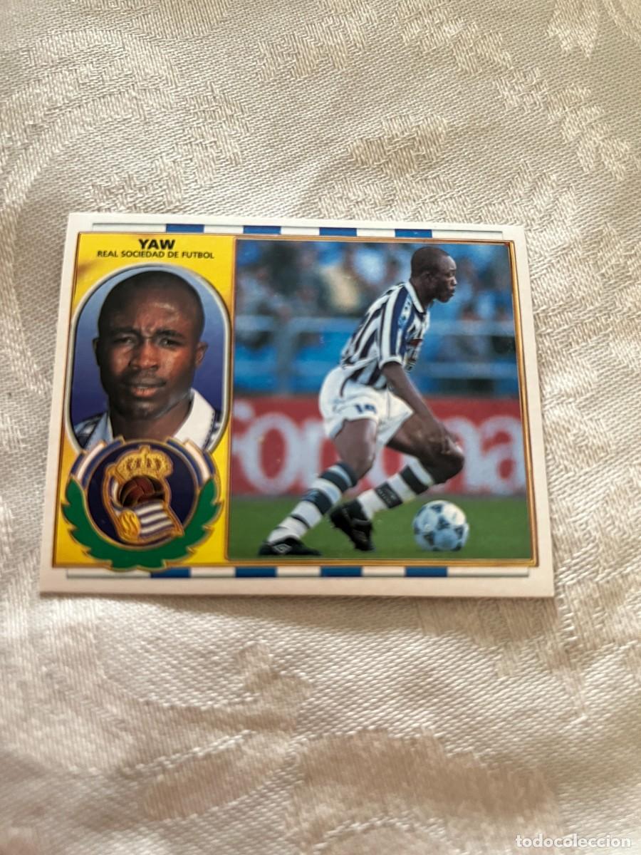 Cartes &agrave; collectionner de Football: YAW REAL SOCIEDAD SIN PEGAR EDICIONES ESTE 1996-97
