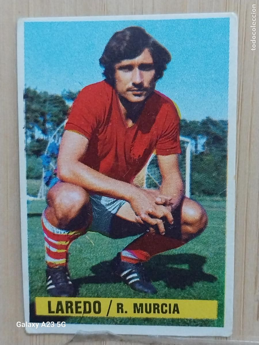 Cartes &agrave; collectionner de Football: LAREDO COLOCA MURCIA ED ESTE LIGA 1974 74 75 CROMO SIN PEGAR NUNCA *****