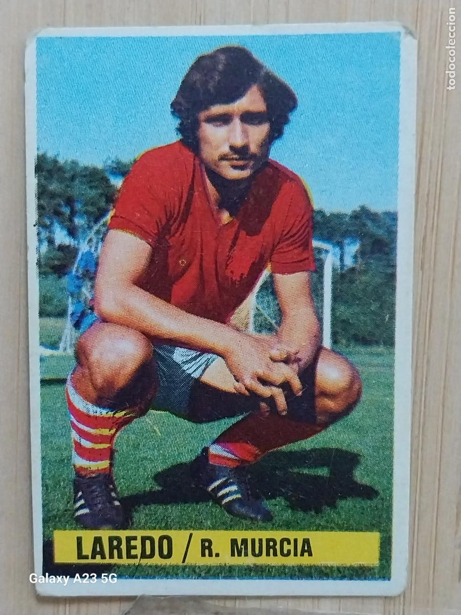 Cartes &agrave; collectionner de Football: LAREDO COLOCA MURCIA ED ESTE LIGA 1974 74 75 CROMO SIN PEGAR NUNCA ****