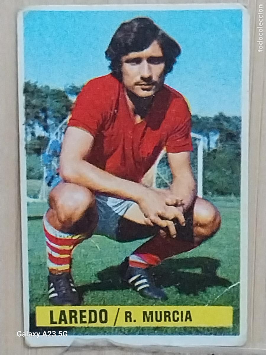 Cartes &agrave; collectionner de Football: LAREDO COLOCA MURCIA ED ESTE LIGA 1974 74 75 CROMO SIN PEGAR NUNCA ***