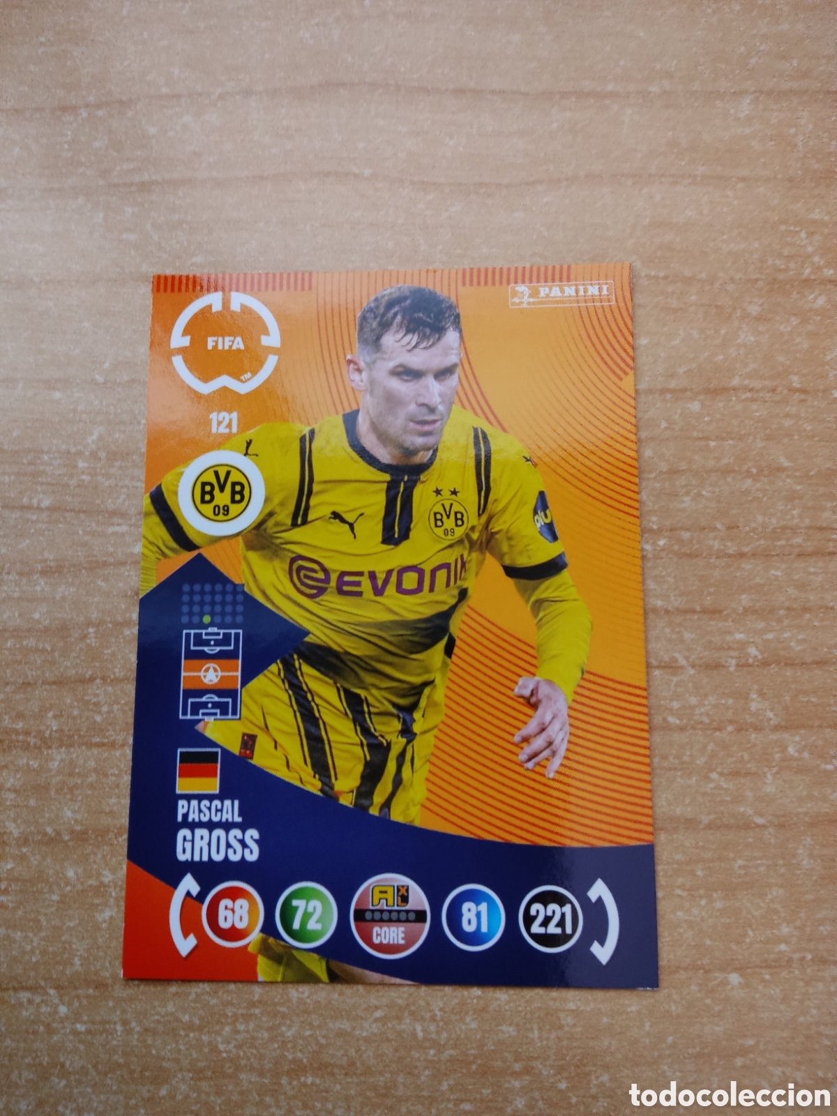 Figurine di Calcio: 121 PASCAL GROSS BORUSSIA DORTMUND MUNDIAL DE CLUBES ADRENALYN 2025