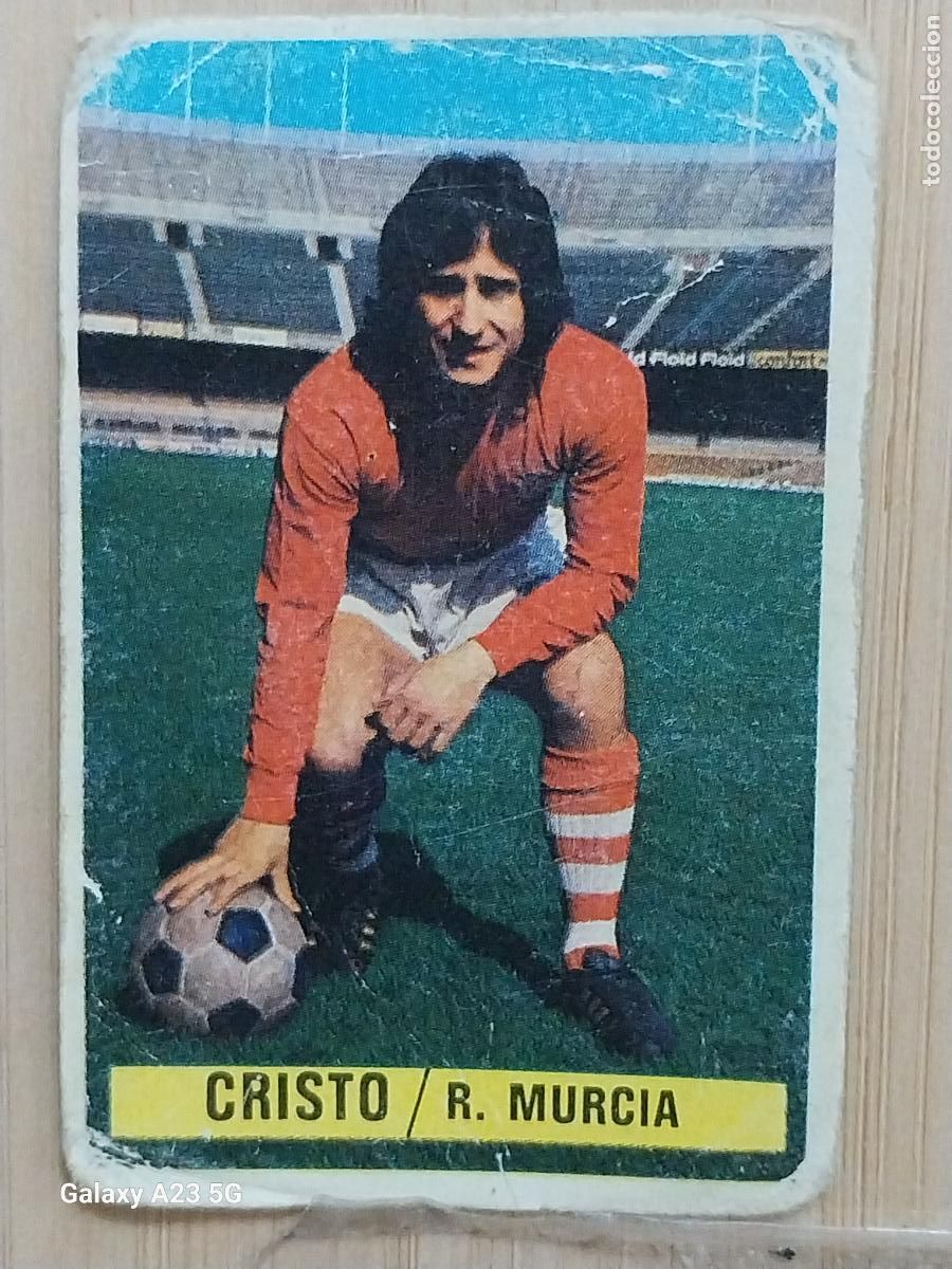 Figurine di Calcio: CRISTO MURCIA ED ESTE LIGA 1974 74 75 CROMO SIN PEGAR NUNCA *