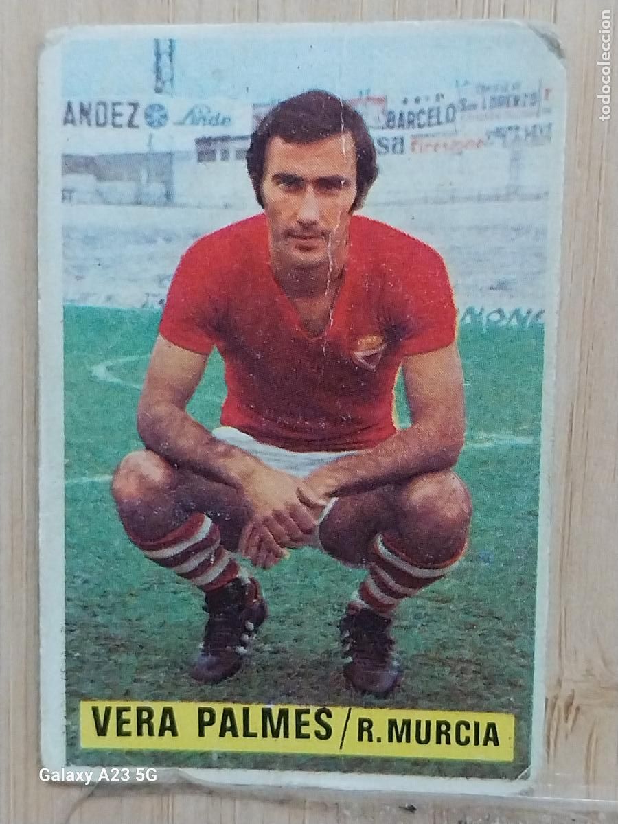 Figurine di Calcio: VERA PALMES MURCIA ED ESTE LIGA 1974 74 75 CROMO SIN PEGAR NUNCA *