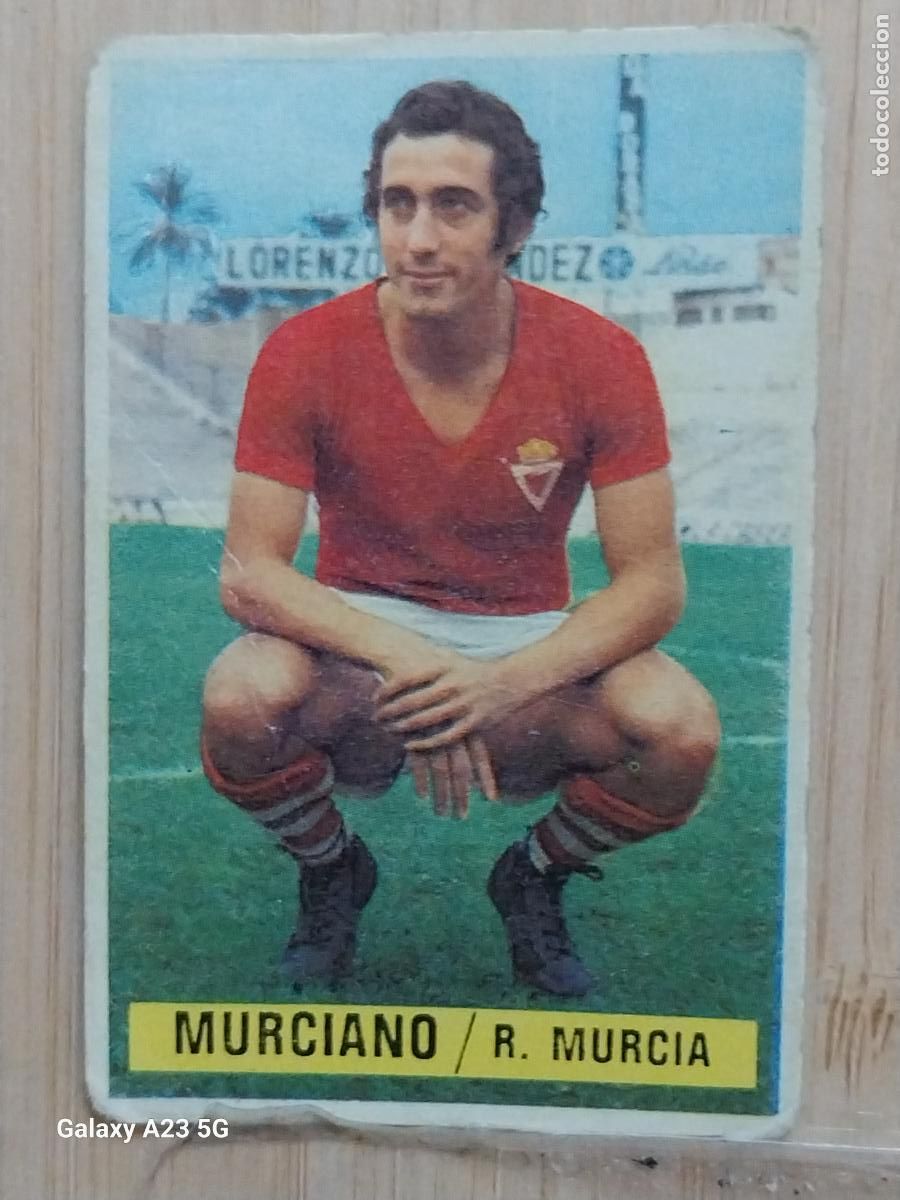 Cromos de Futebol: MURCIANO MURCIA ED ESTE LIGA 1974 74 75 CROMO SIN PEGAR NUNCA ORIGINAL **