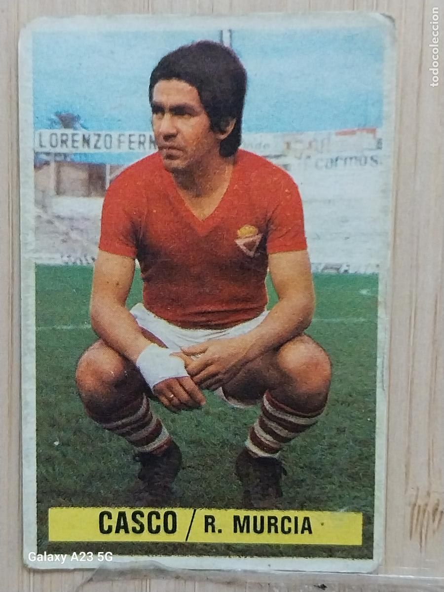 Cromos de Futebol: CASCO MURCIA ED ESTE LIGA 1974 74 75 CROMO SIN PEGAR NUNCA ORIGINAL **