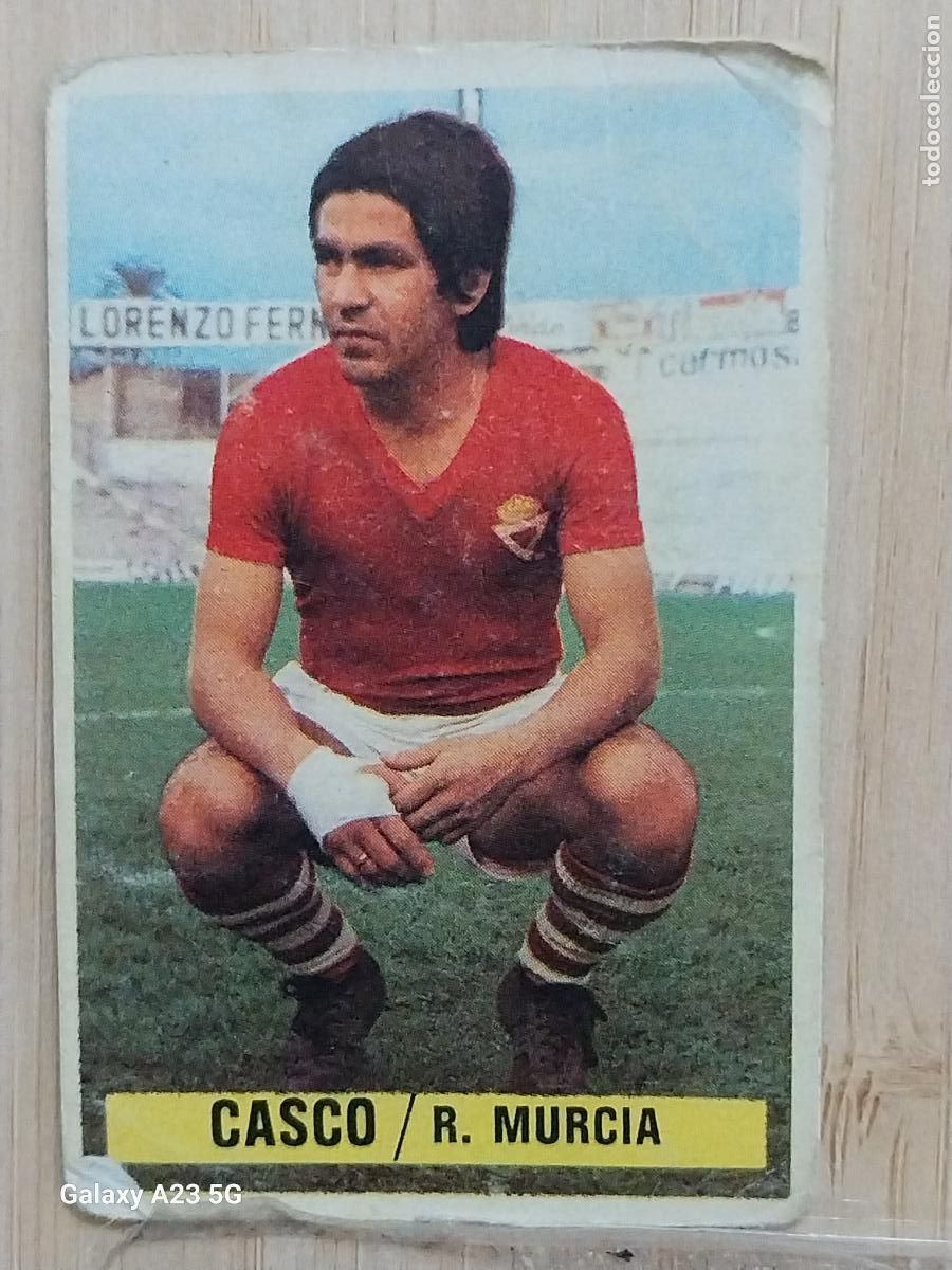 Cromos de Futebol: CASCO MURCIA ED ESTE LIGA 1974 74 75 CROMO SIN PEGAR NUNCA ORIGINAL *