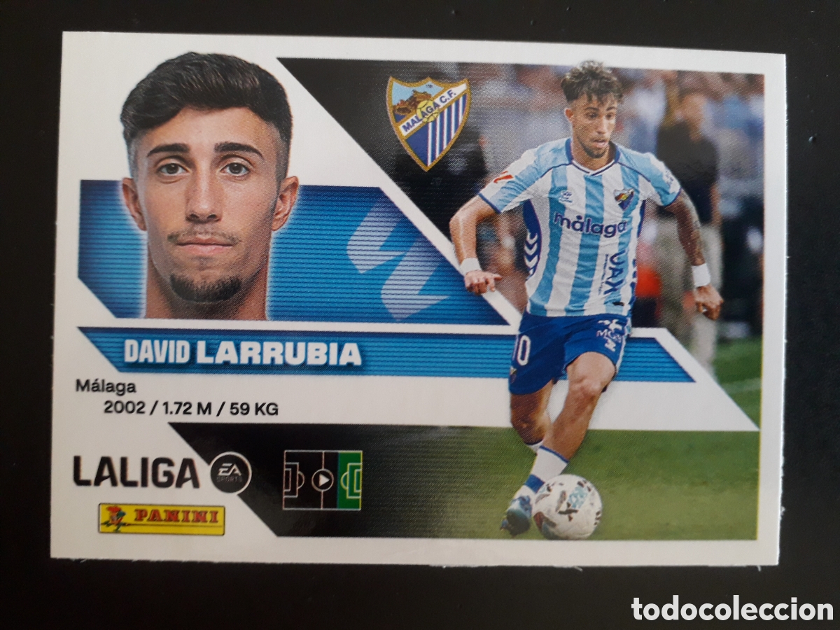 Cromos de Futebol: LARRUBIA, M&Aacute;LAGA N&deg; 16 ED ESTE 2026 2027 26 27 SIN PEGAR PEDIDO M&Iacute;NIMO 3&euro;.