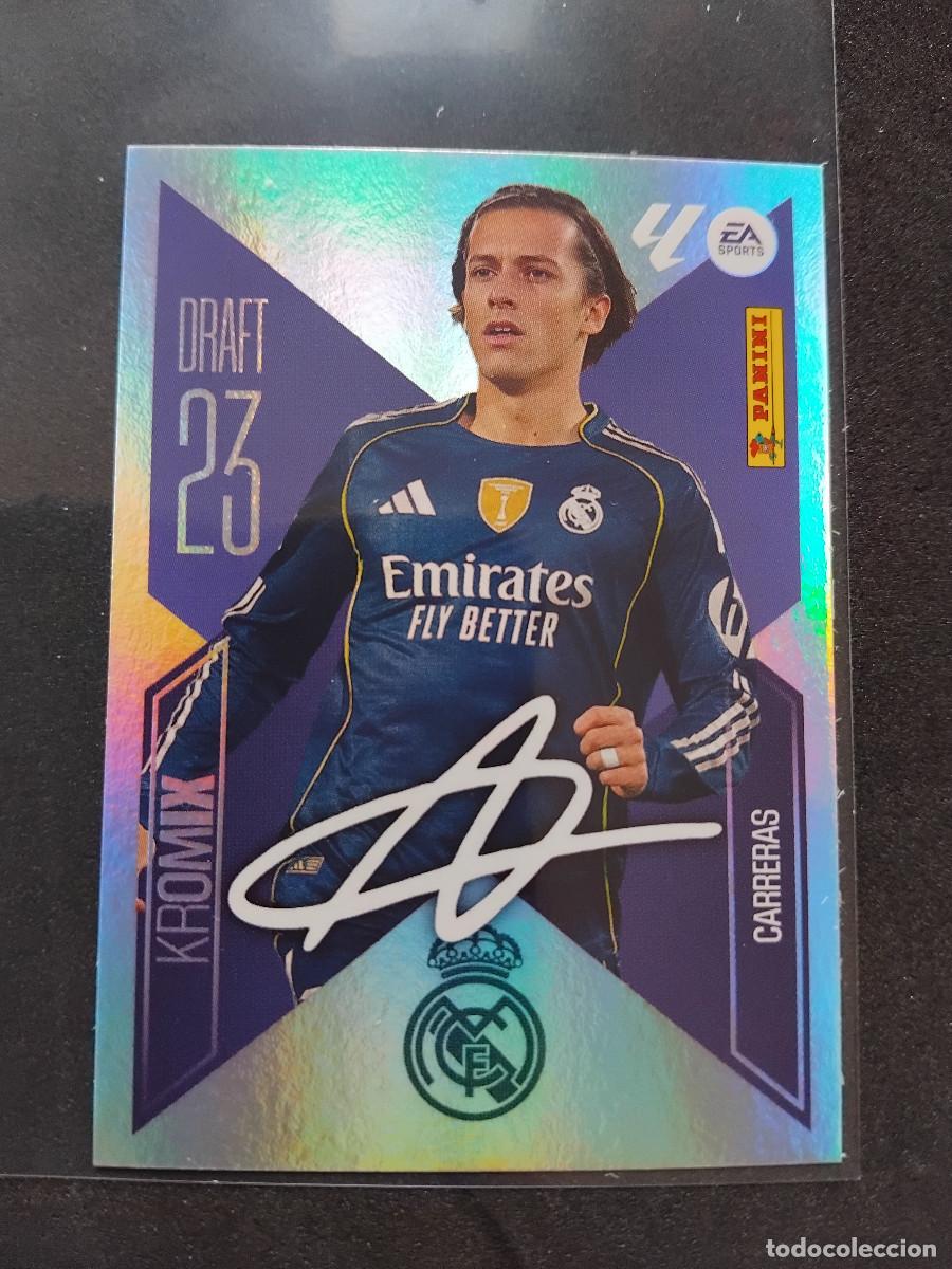 Fu&szlig;ball-Sticker: CARRERAS DRAFT 23 KROMIX K5 - Real Madrid - PANINI LIGA ESTE 2026-27 2026 2027 cromos futbol LaLiga