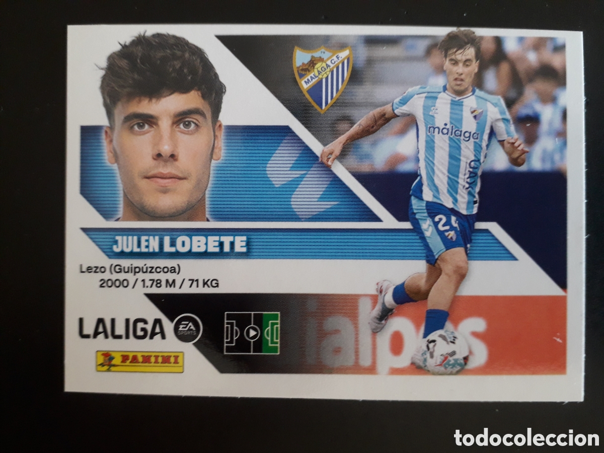 Fu&szlig;ball-Sticker: LOBETE, M&Aacute;LAGA N&deg; 17 ED ESTE 2026 2027 26 27 SIN PEGAR PEDIDO M&Iacute;NIMO 3&euro;
