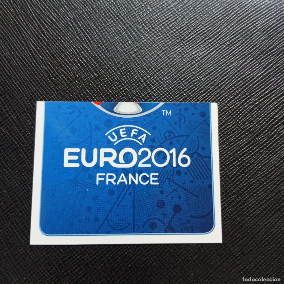 Fu&szlig;ball-Sticker: 2 LOGO PANINI EURO EUROCOPA FRANCIA 2016 CROMO FUTBOL 16 - SIN PEGAR
