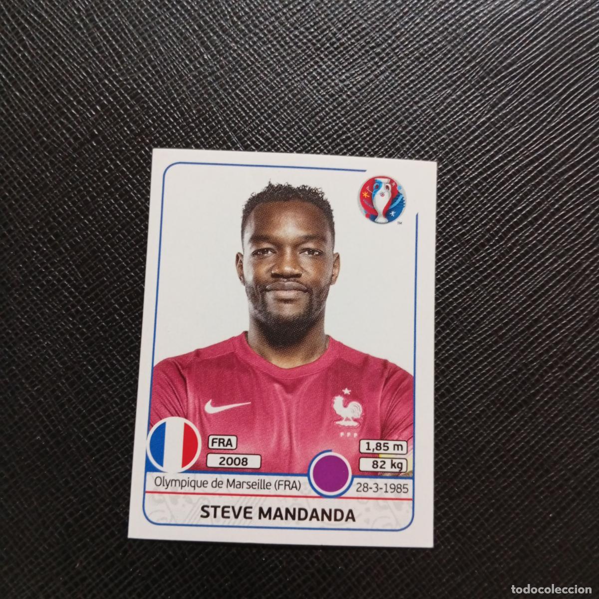 Fu&szlig;ball-Sticker: 18 STEVE MANDANDA FRANCIA PANINI EURO EUROCOPA FRANCIA 2016 CROMO FUTBOL 16 - SIN PEGAR