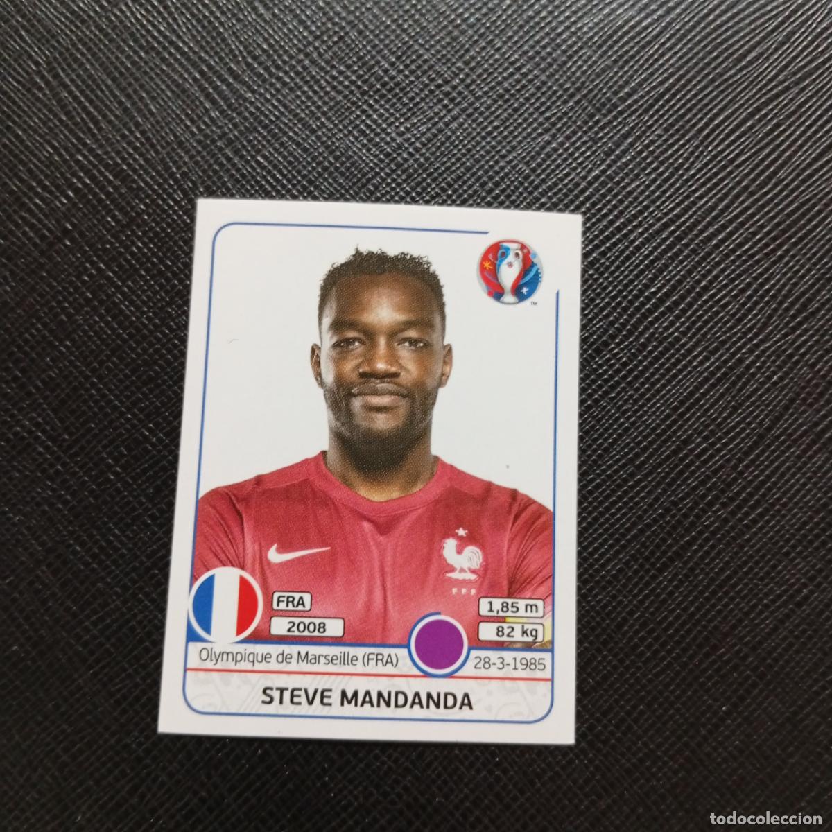 Fu&szlig;ball-Sticker: 18 STEVE MANDANDA FRANCIA PANINI EURO EUROCOPA FRANCIA 2016 CROMO FUTBOL 16 - SIN PEGAR
