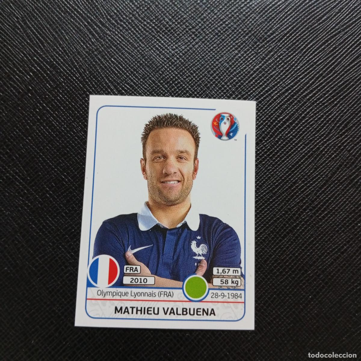 Fu&szlig;ball-Sticker: 34 VALBUENA FRANCIA PANINI EURO EUROCOPA FRANCIA 2016 CROMO FUTBOL 16 - SIN PEGAR