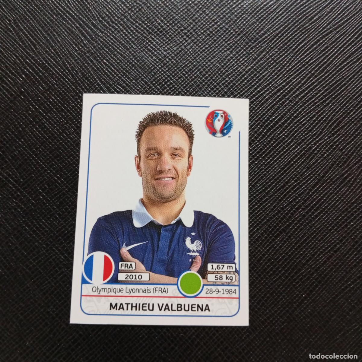 Fu&szlig;ball-Sticker: 34 VALBUENA FRANCIA PANINI EURO EUROCOPA FRANCIA 2016 CROMO FUTBOL 16 - SIN PEGAR